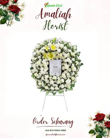 Krans Bunga Duka Dharma Agung Funeral Home Bekasi